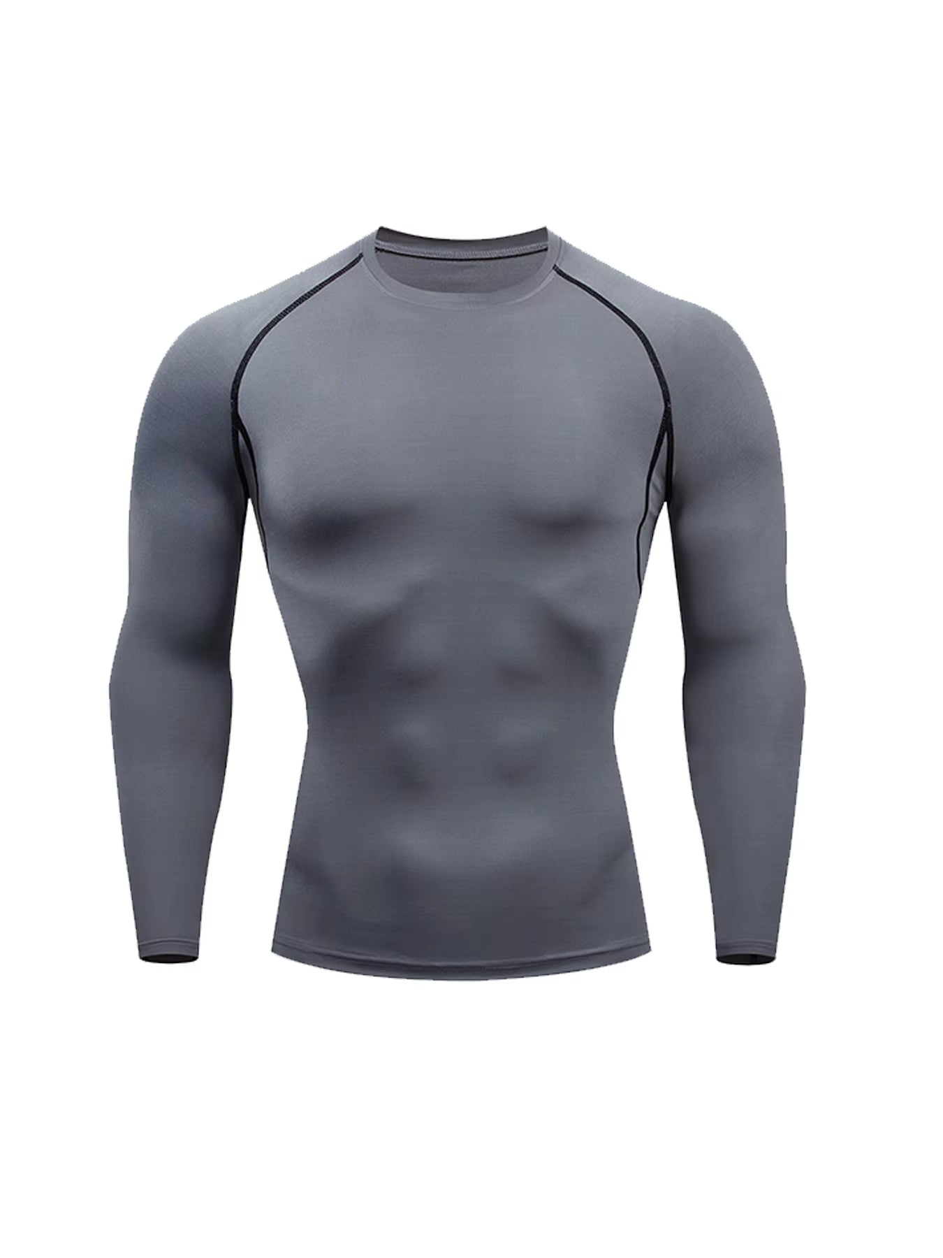 Men Compression Running T-Shirt Fitness Tight Long Sleeve T-Shirt Quick Dry Bodybuilding Jogging Tracksuit Homme Athletic Shirts